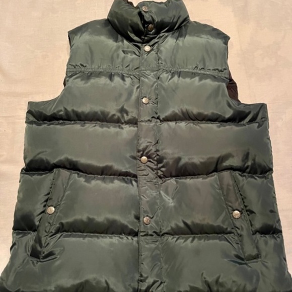 J. Crew Other - J CREW Hunter Green Down Puffer Vest Sz SMALL